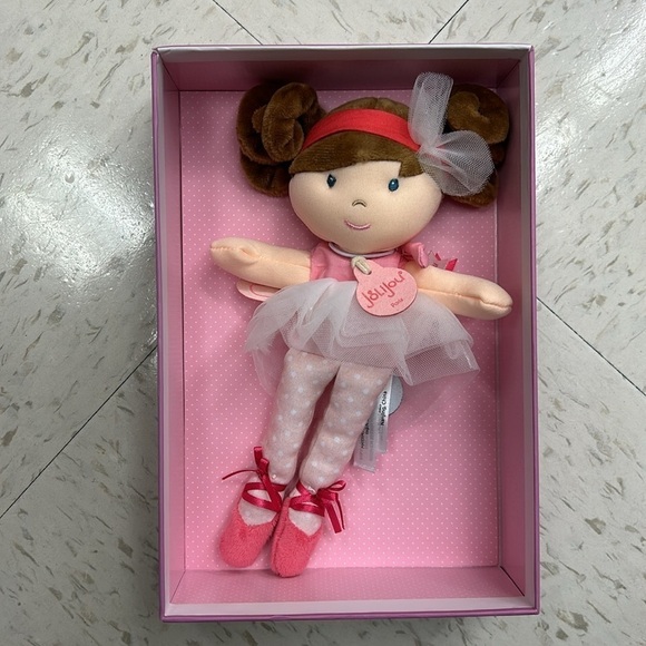 Creation Doudou et Compagnie JoLiJou Paris Les Tutus Doll soft ballet girl - Picture 3 of 10